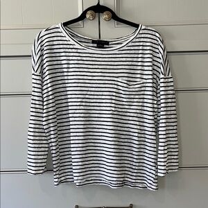 Sanctuary striped 3/4 sleeve top